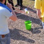 Teamübung geknicktes Rohr