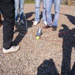 Teamübung geknicktes Rohr 2
